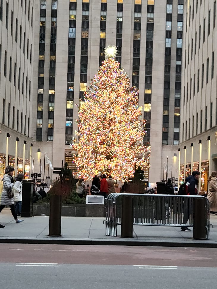 Rockefeller Plaza at Christmas